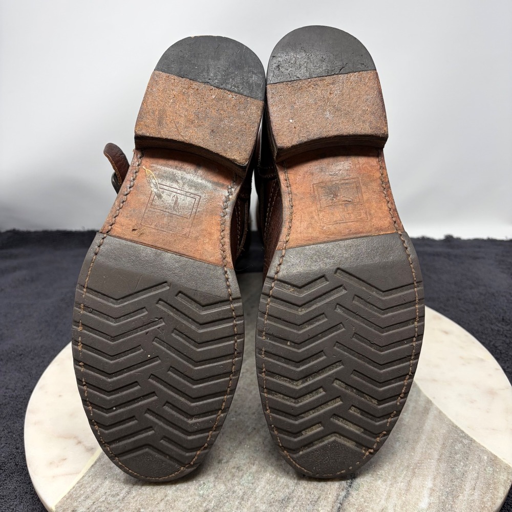 Frye Campus 14L Brown Leather Tall Harness Boots Womens 8.5 B Equestrian Western - Picture 10 of 10